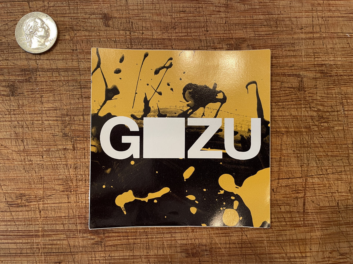 Gozu's Yellow and Black Remedy Splatter Sticker